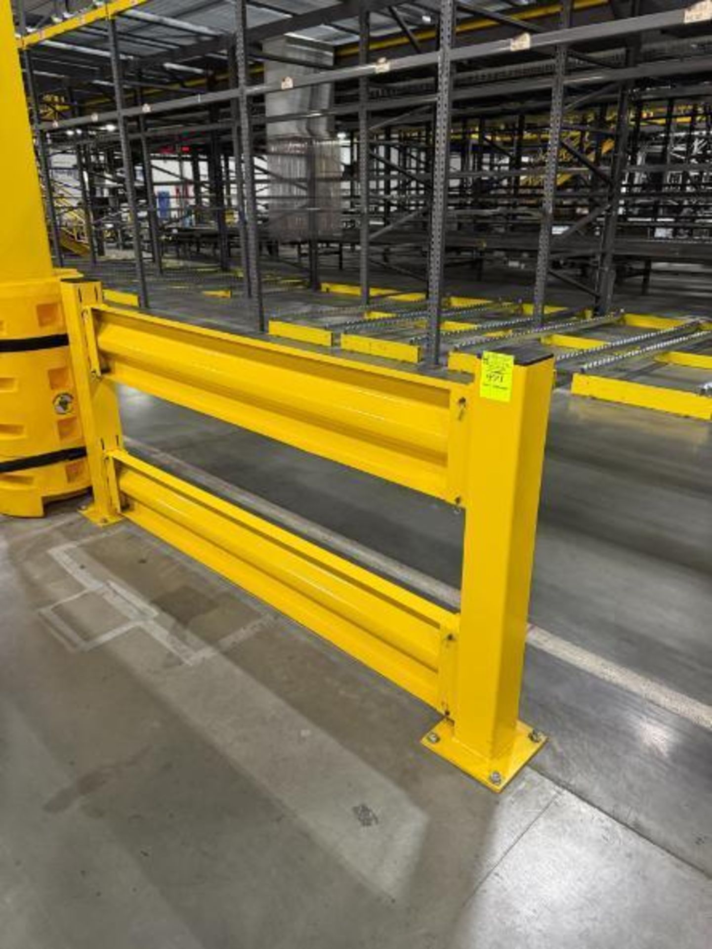 sections of warehouse divider fence