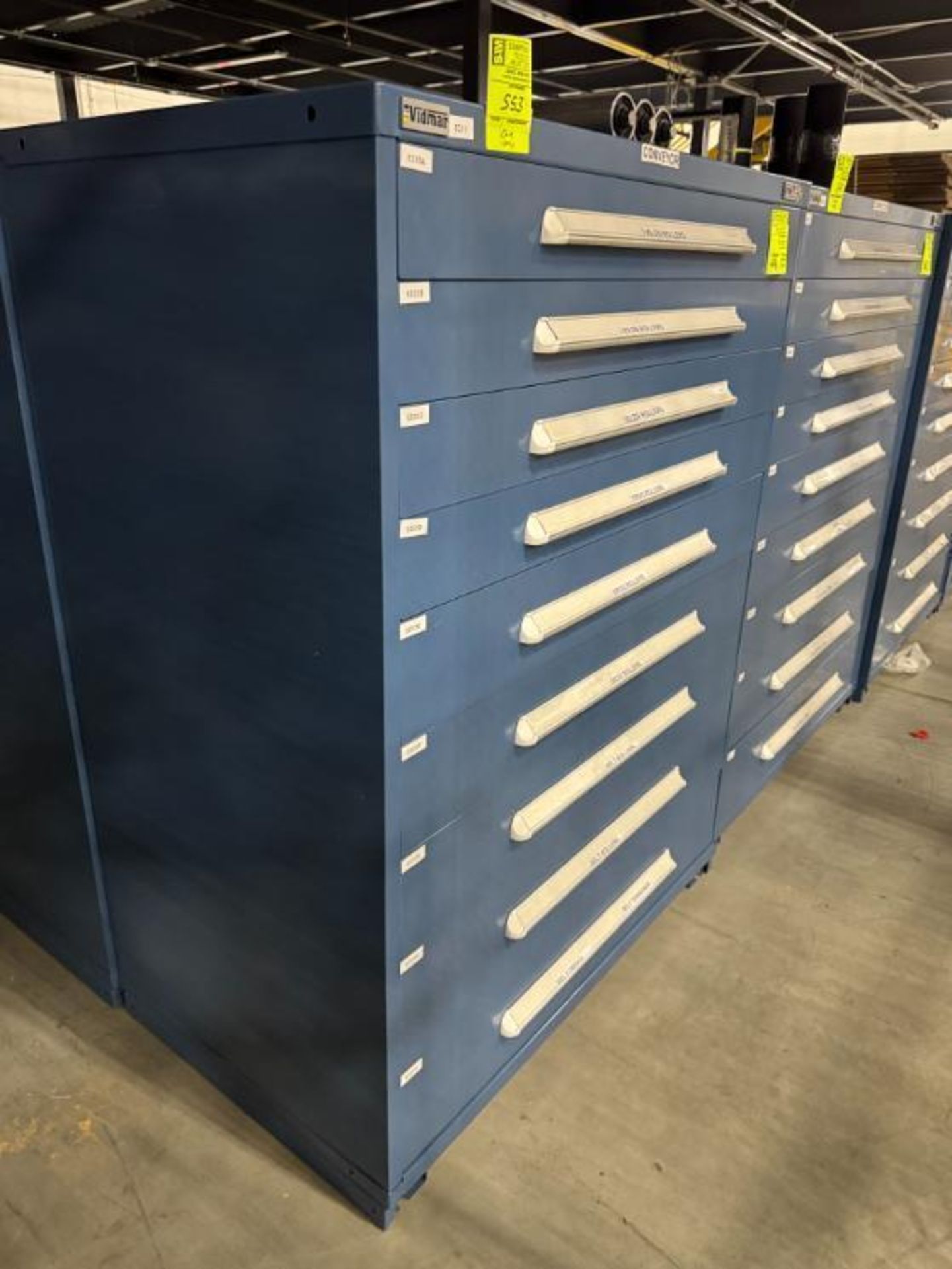 Vidmar 9-drawer parts cabinet, no contents - Image 2 of 2