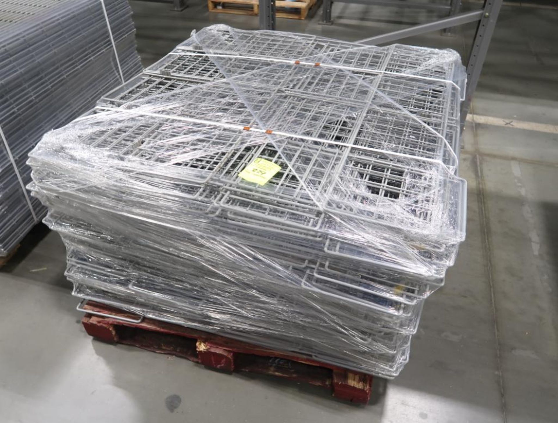 pallet of pallet racking divider rails
