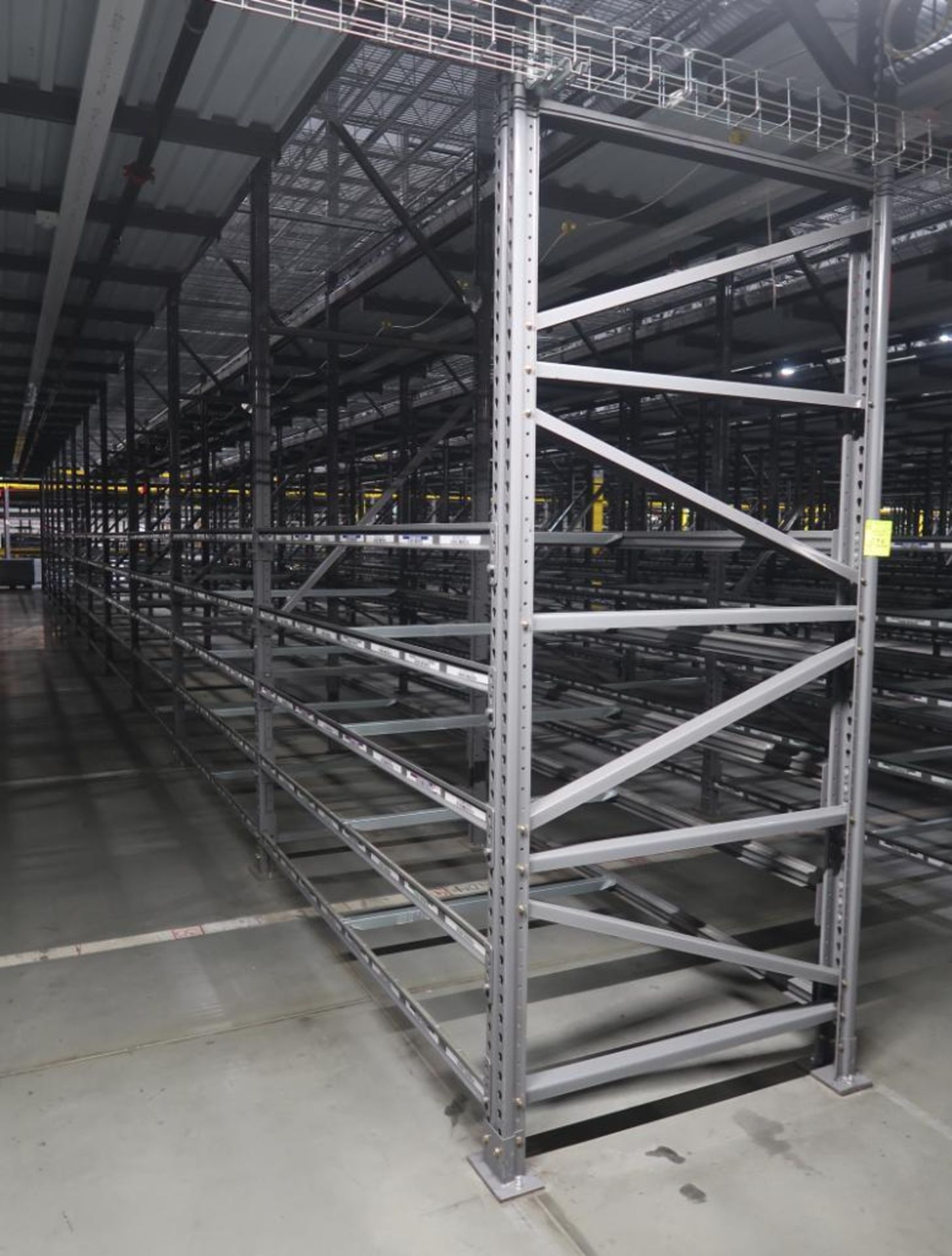 12) sections of pallet racking