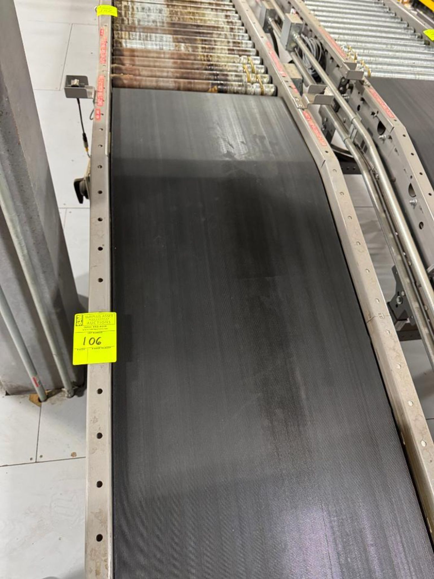 Invata conveyor belt w/ incline - Image 2 of 4