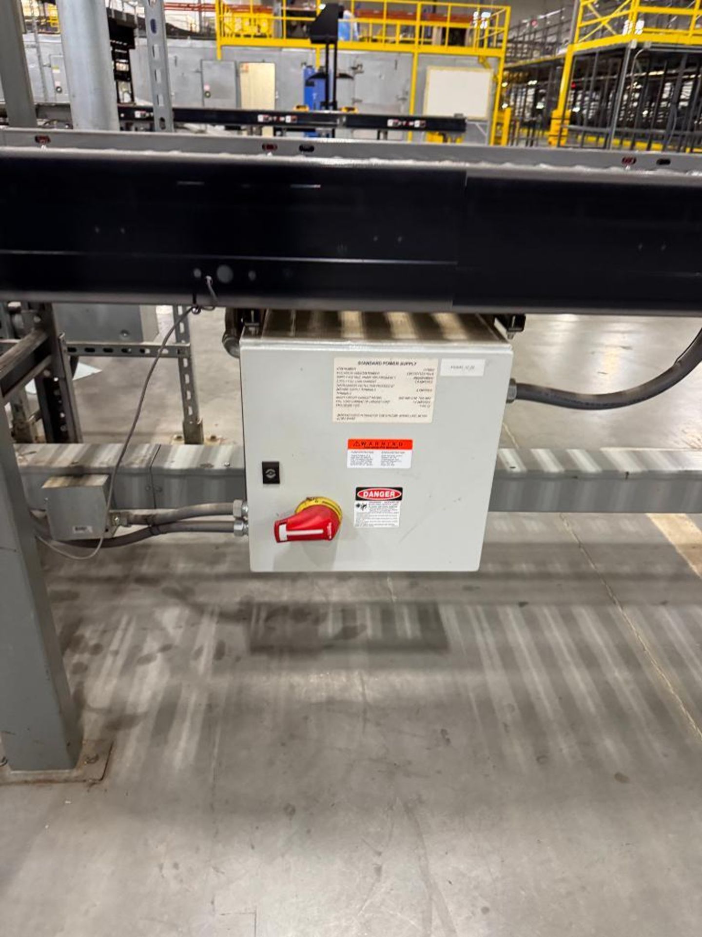 Invata partially powered roller conveyor w/ merger - Image 2 of 5