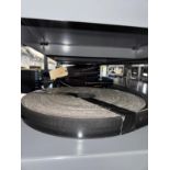 contents of shelf- 2" conveyor belts & timing belts