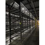 10) sections of pallet racking
