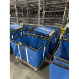 soft bins, on casters,