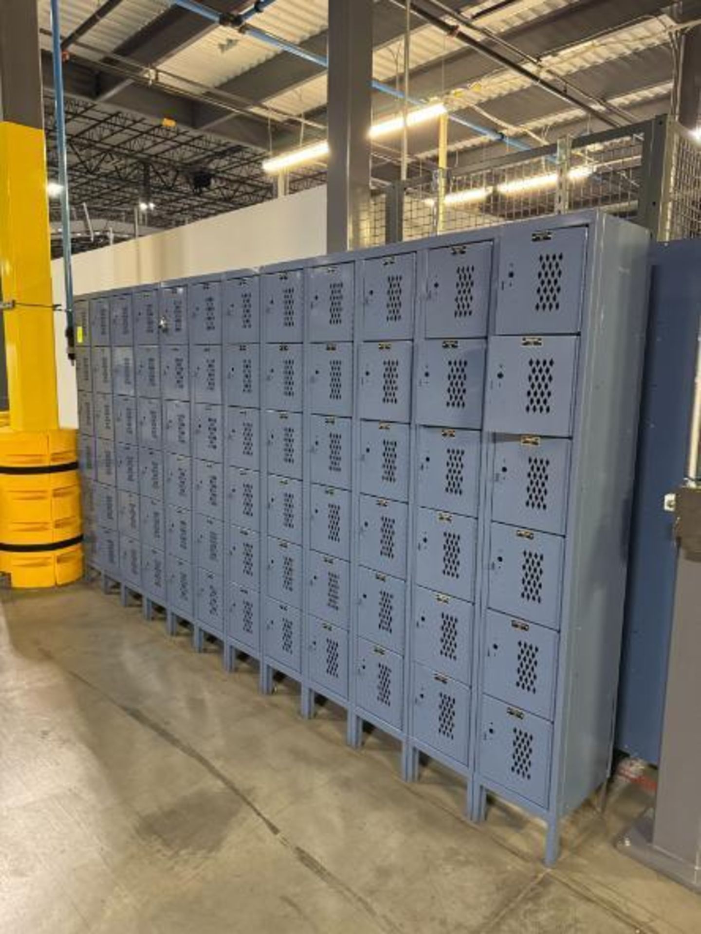 employee lockers, 12) sections