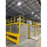 steel platform above cooler
