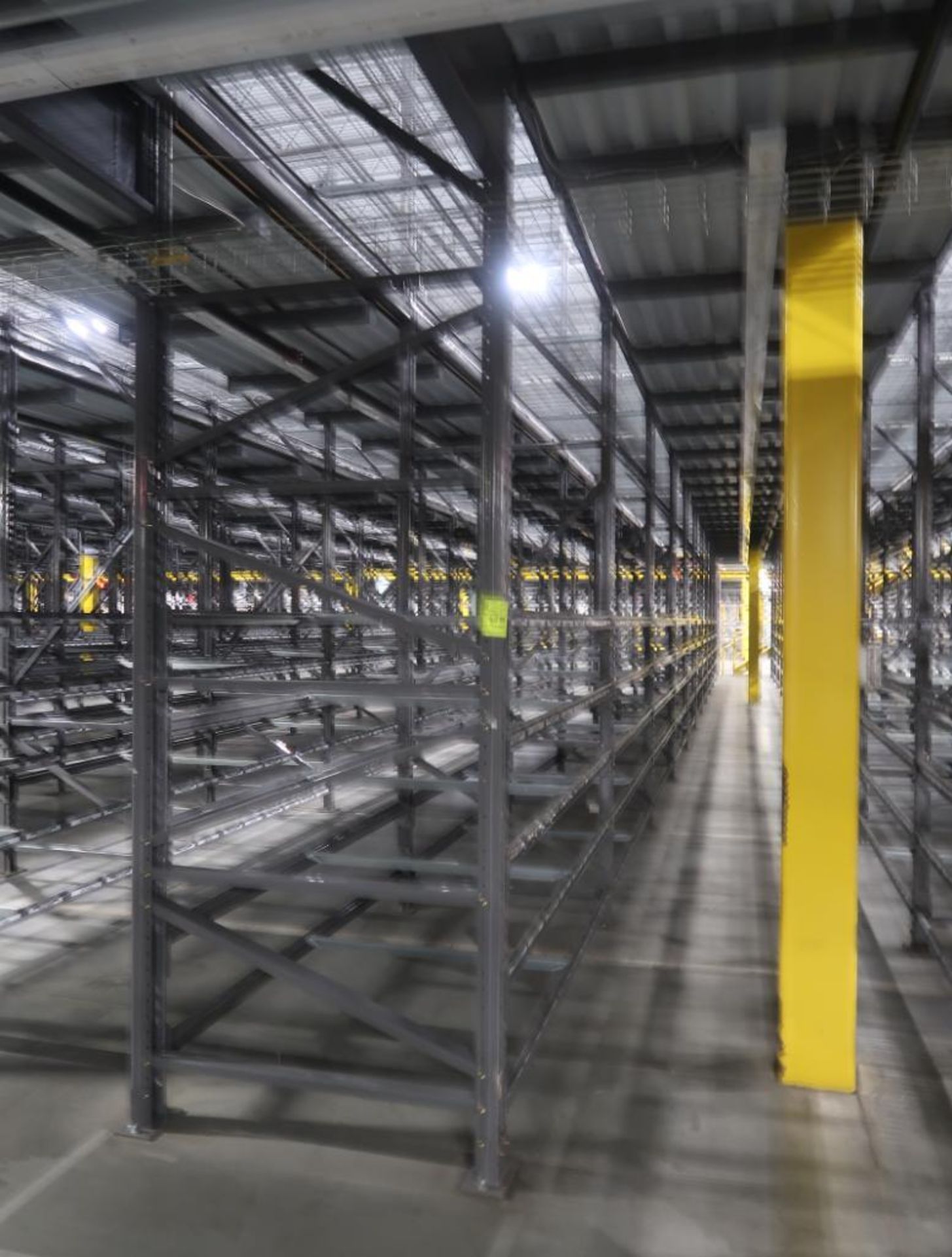12) sections of pallet racking
