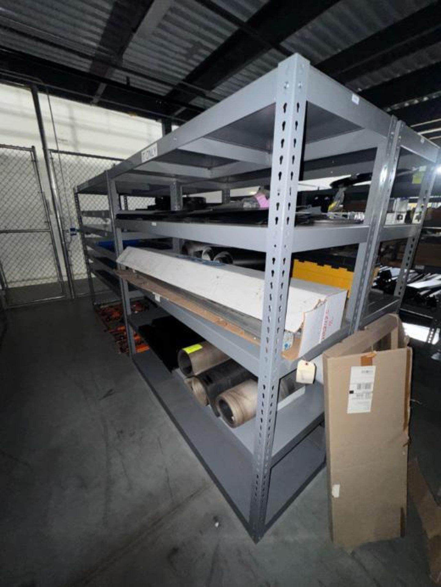 warehouse shelving unit, no contents - Image 2 of 2