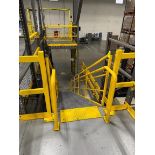 steel stairway w/ hand rails