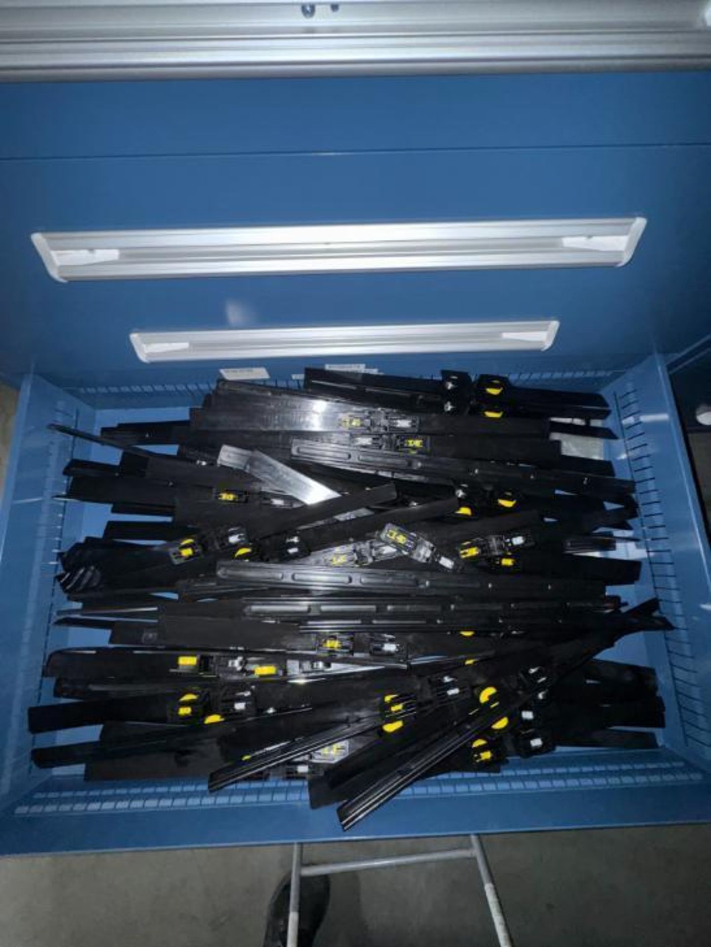 contents of 9) drawers- AmbaFlex spiralveyor parts- bearings, spacers, - Image 6 of 7