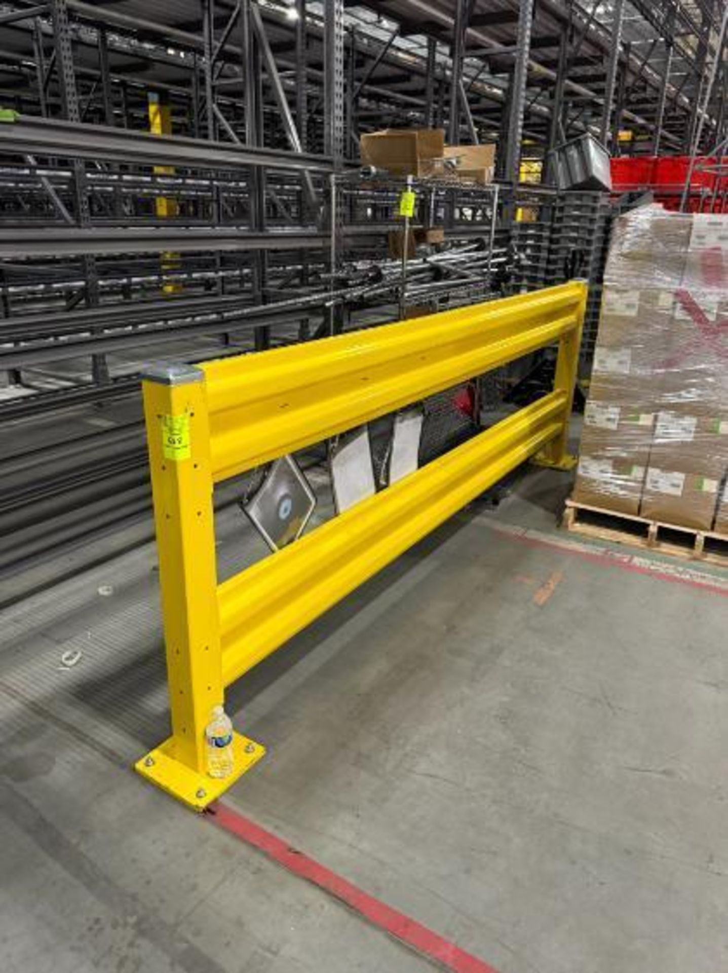 warehouse divider fence, 1) section