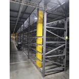 12) sections of pallet racking