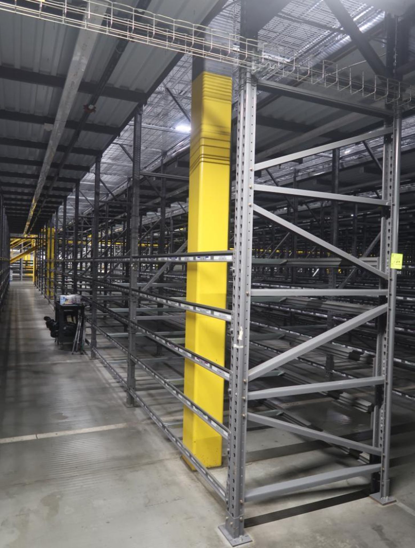 12) sections of pallet racking