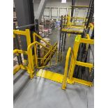 steel stairway w/ hand rails