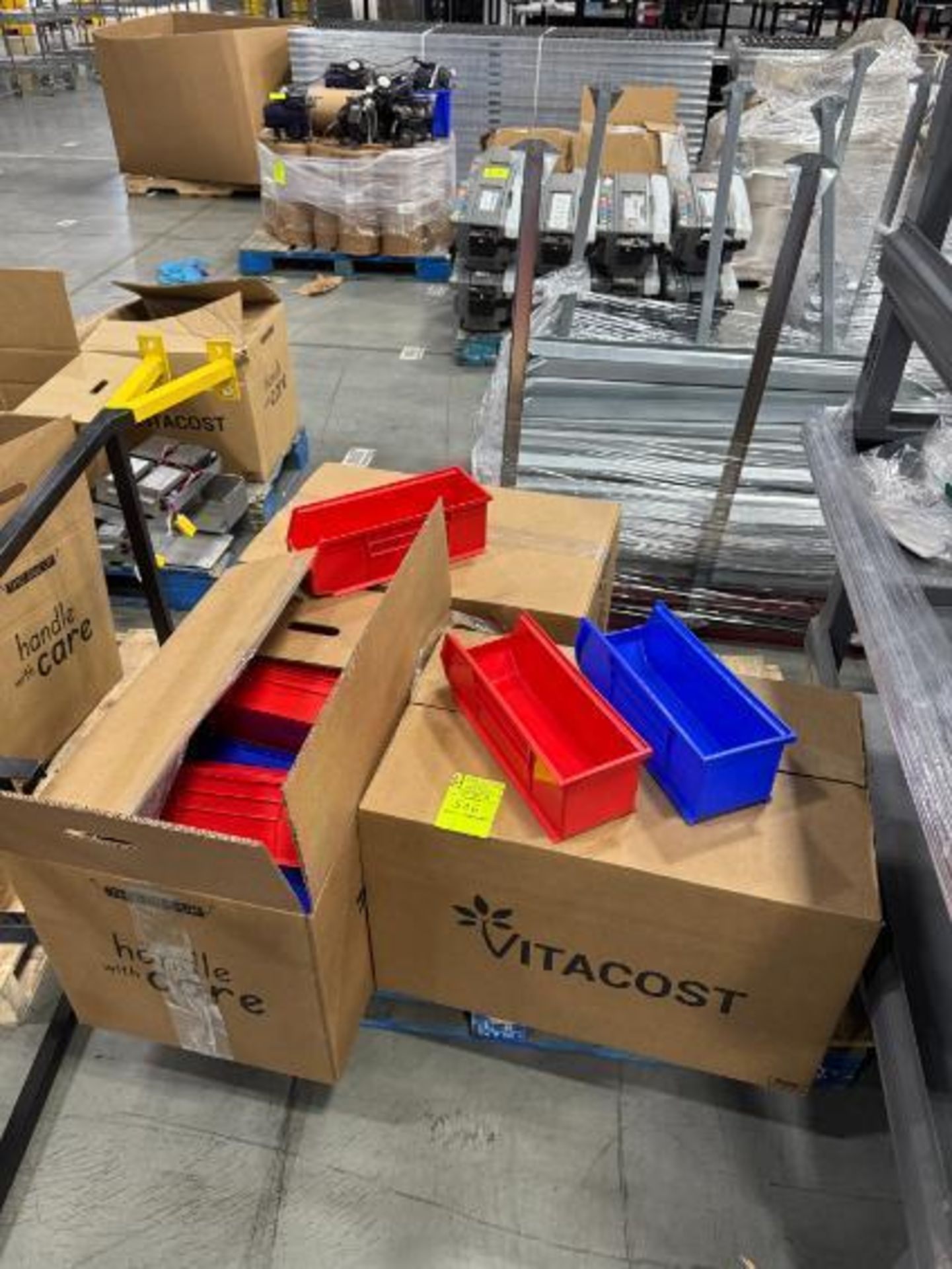 pallet of plastic bins - Image 2 of 2