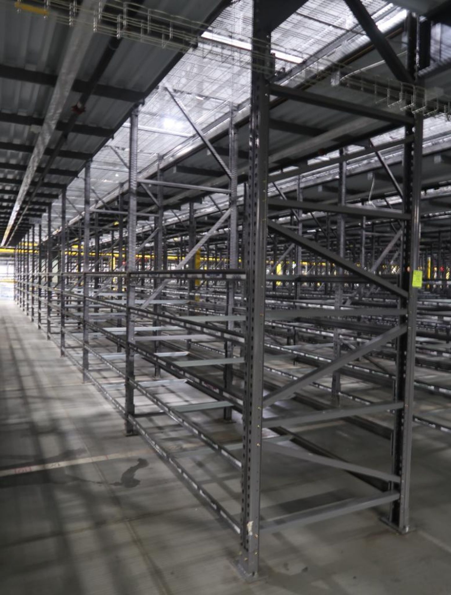 12) sections of pallet racking