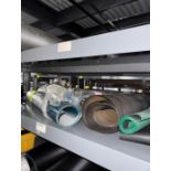 contents of shelf- shoe sorter & other conveyor belts