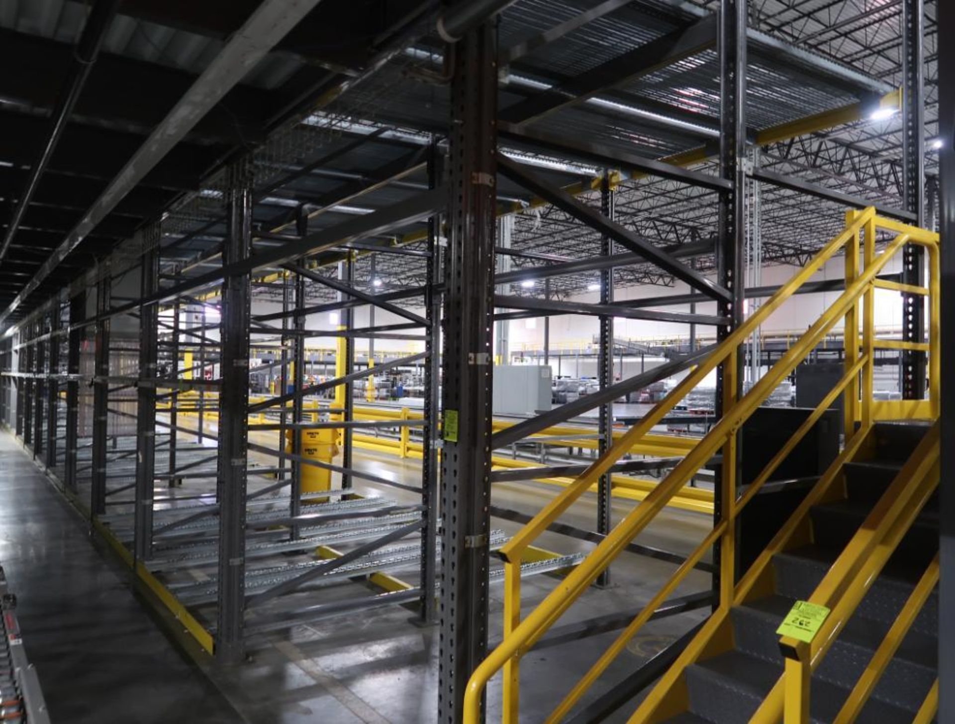 11) sections of pallet racking w/ gravity flow rollers - Image 3 of 6