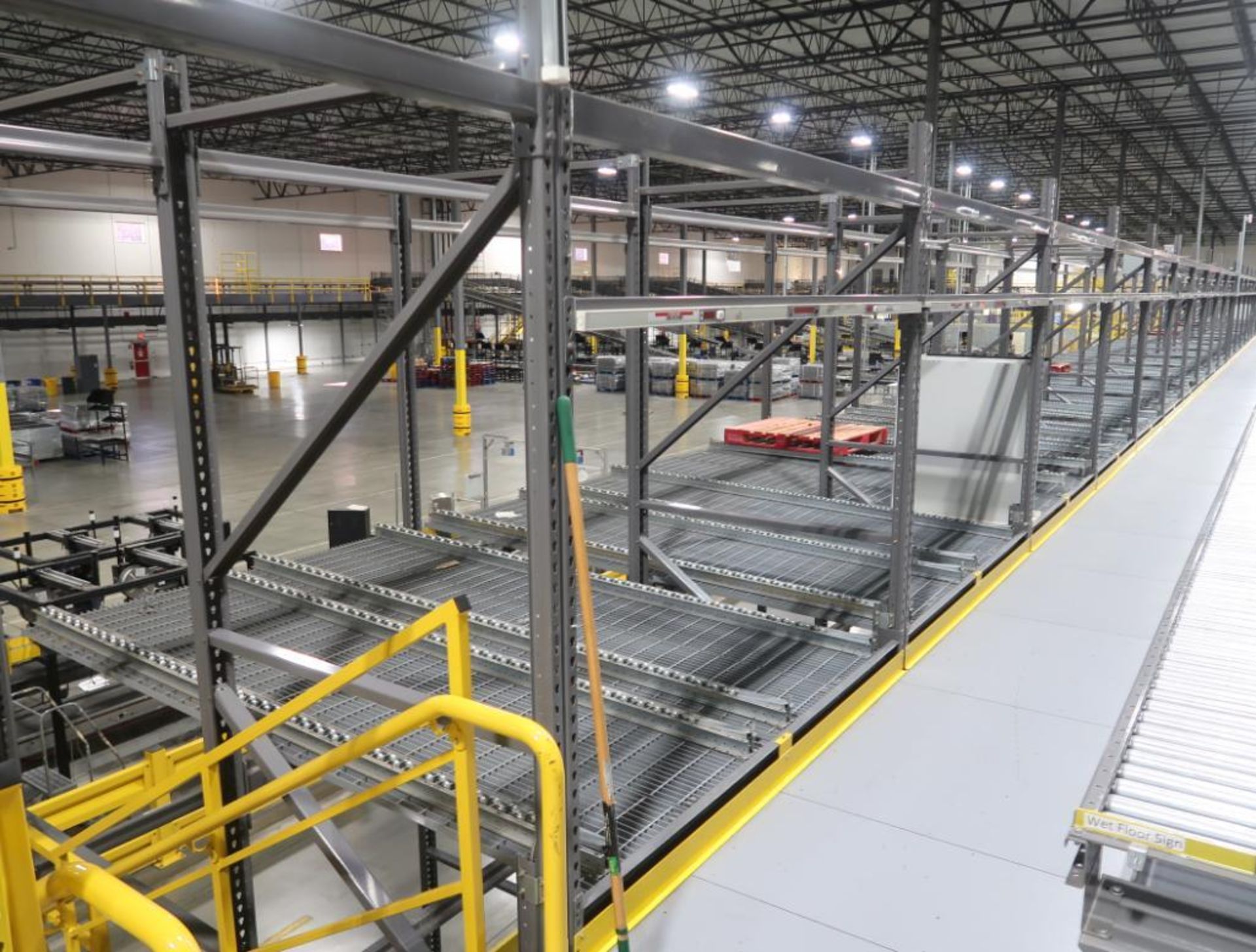 11) sections of pallet racking w/ gravity flow rollers - Image 7 of 7