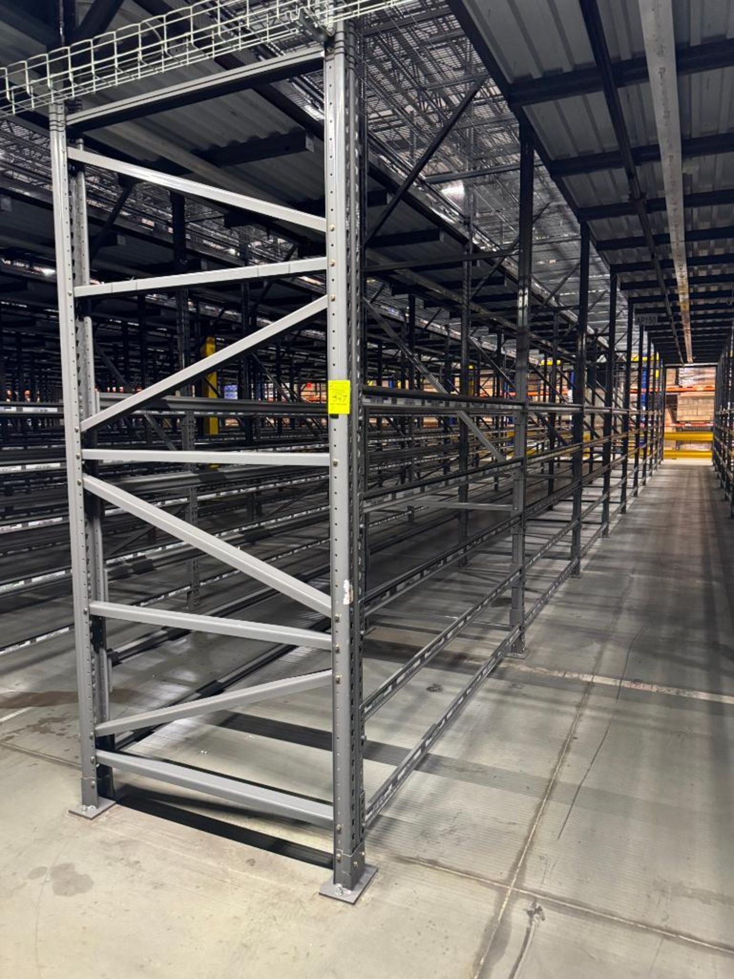 10) sections of pallet racking