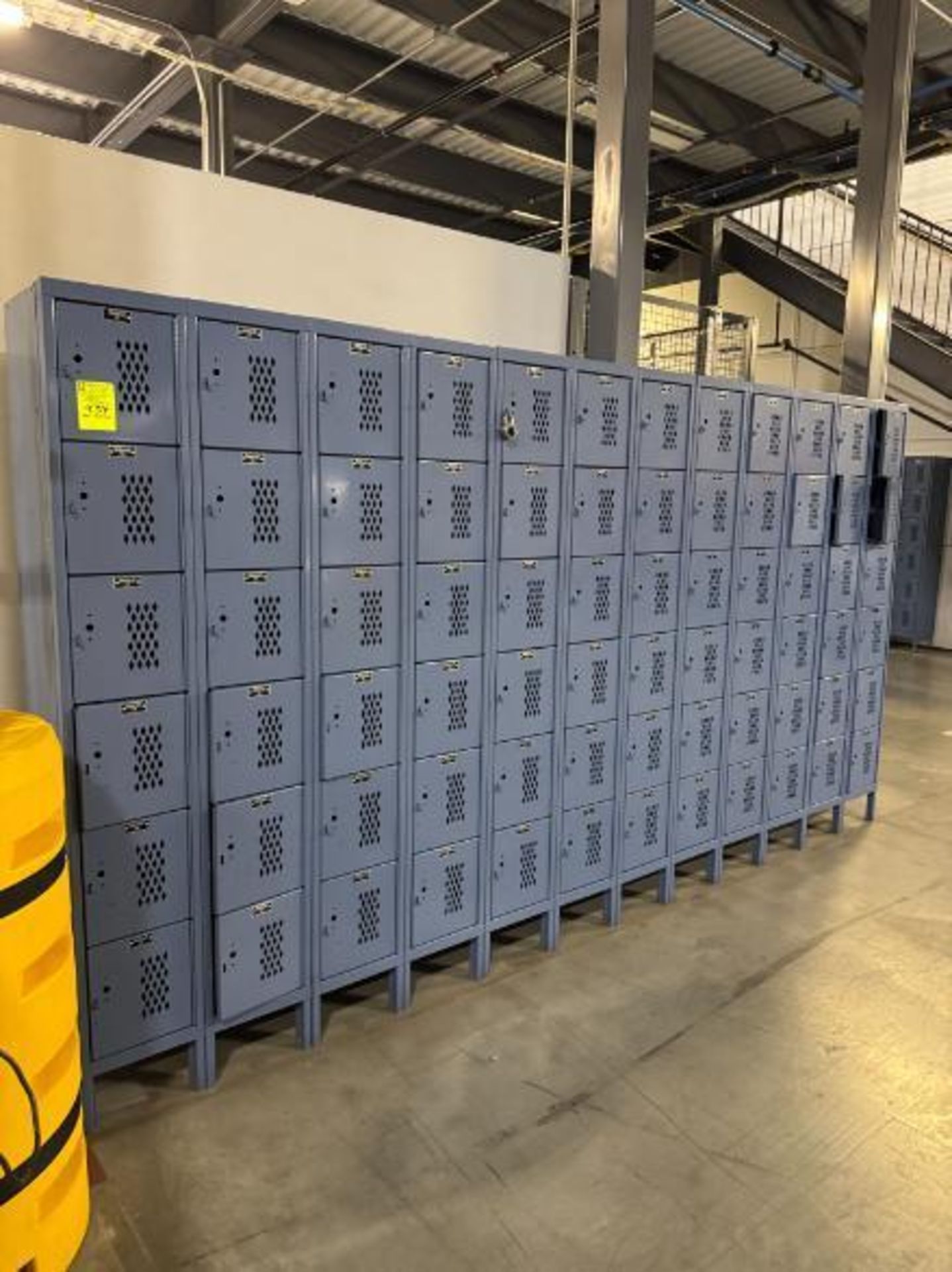 employee lockers, 12) sections - Image 2 of 2