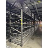 10) sections of pallet racking