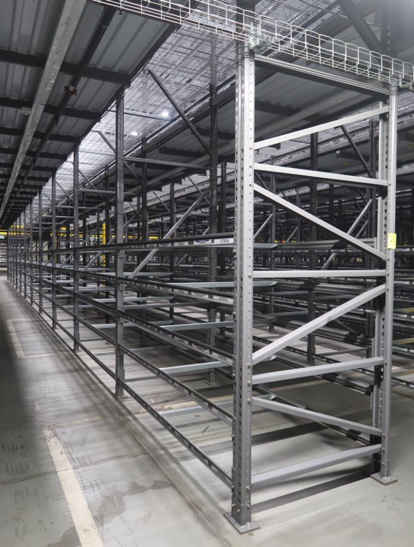 12) sections of pallet racking