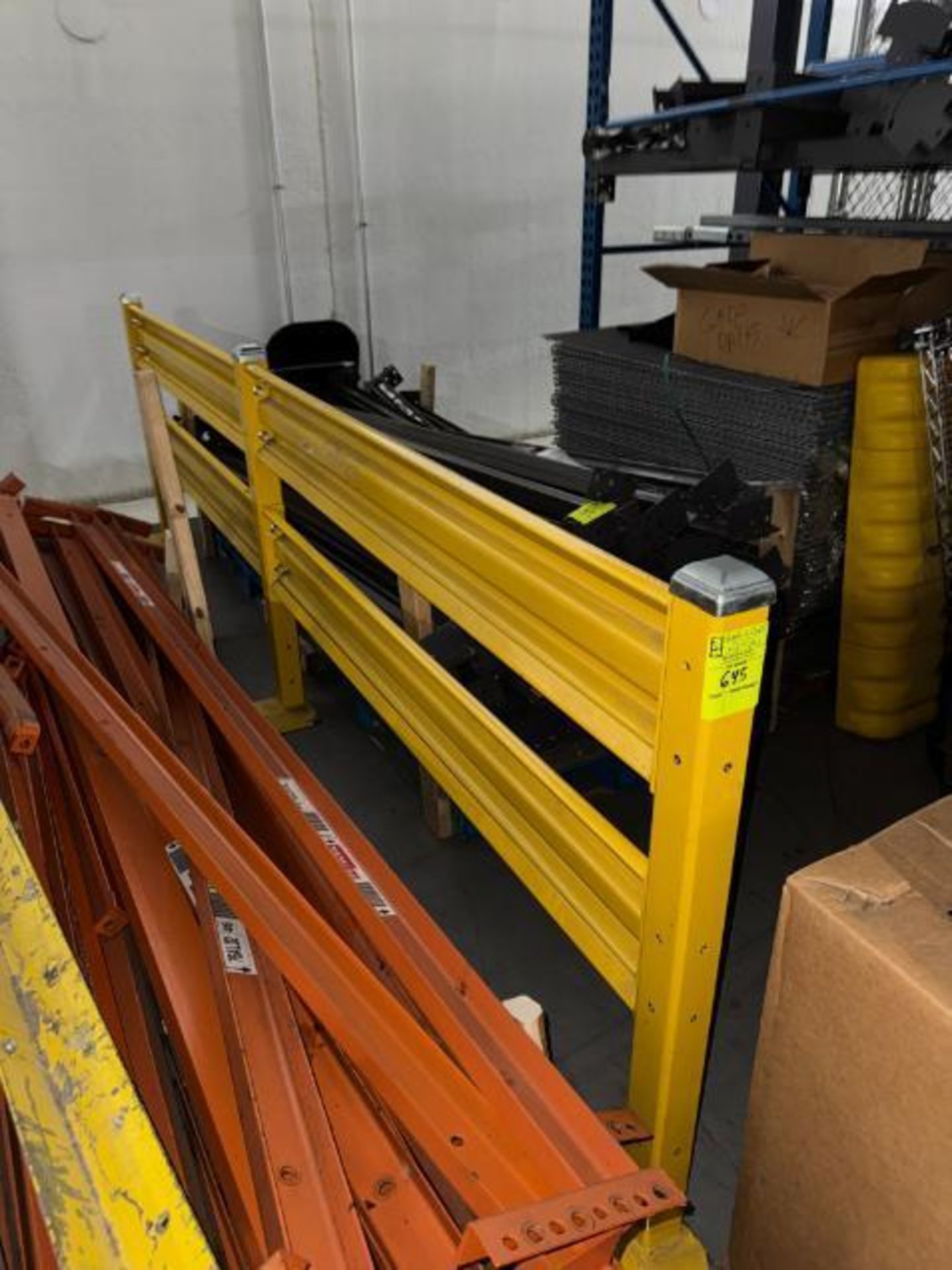 sections of warehouse divider fence