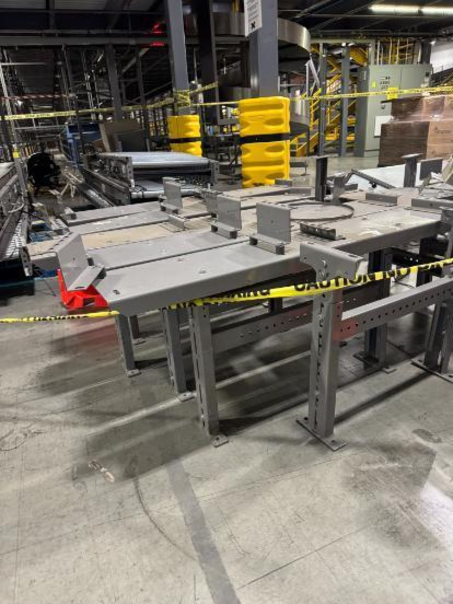 group of misc- roller conveyors & stands, motors, parts, - Image 7 of 10