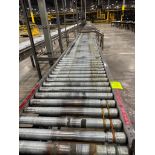 Invata partially powered roller conveyor w/ pack stations