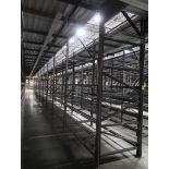 12) sections of pallet racking