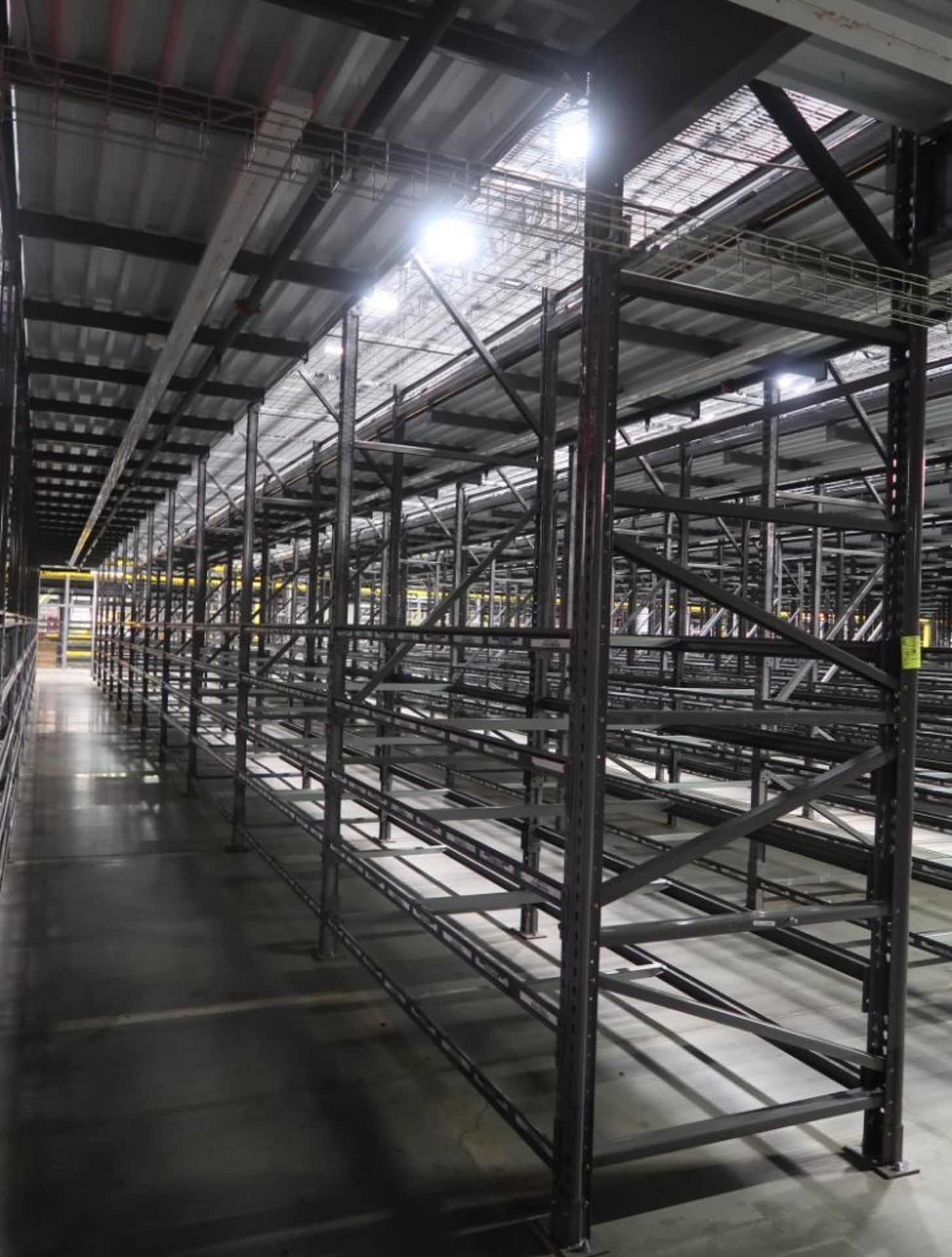 12) sections of pallet racking