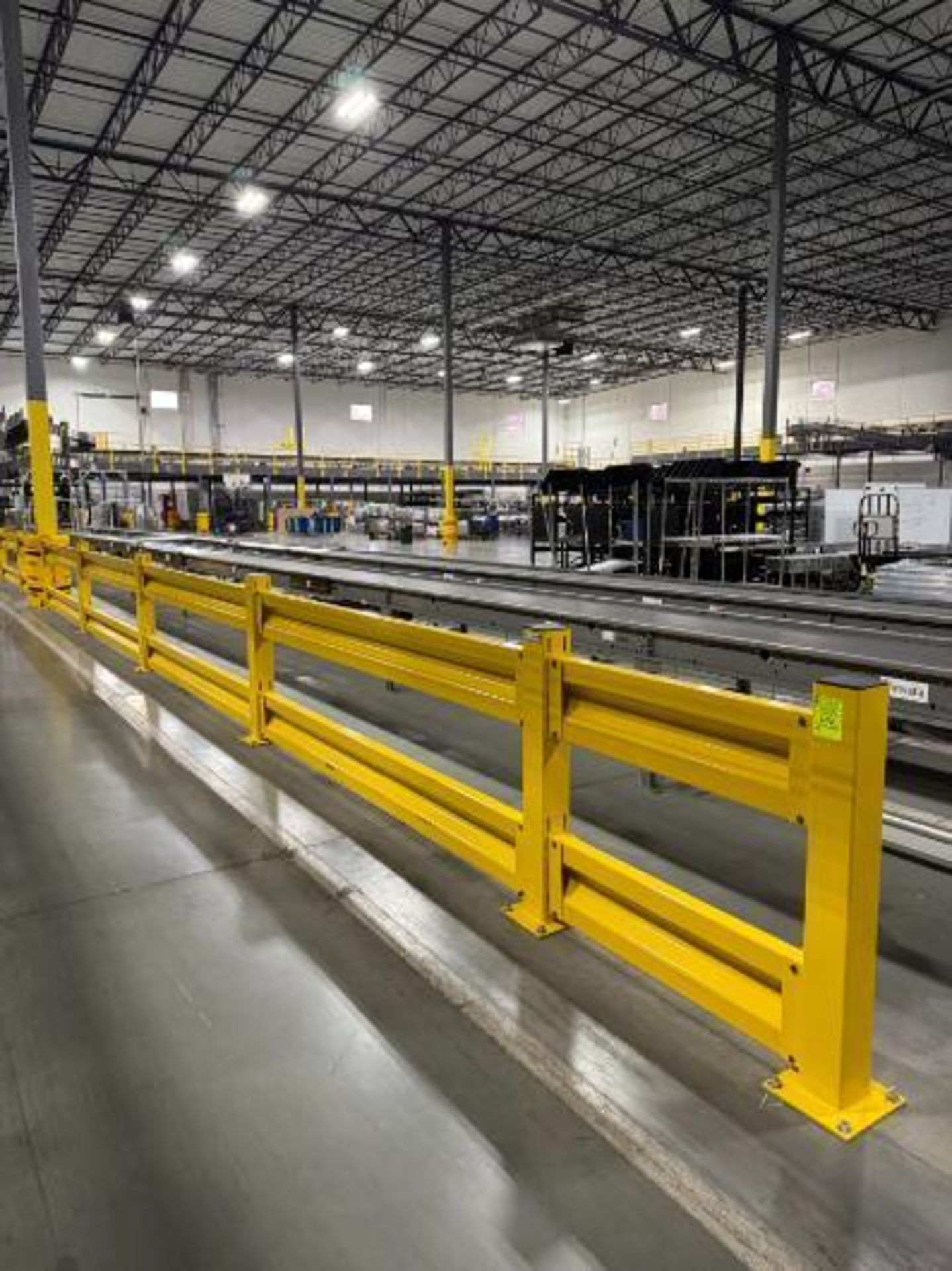 warehouse divider fence, 5) sections - Image 2 of 2