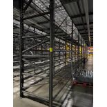 10) sections of pallet racking
