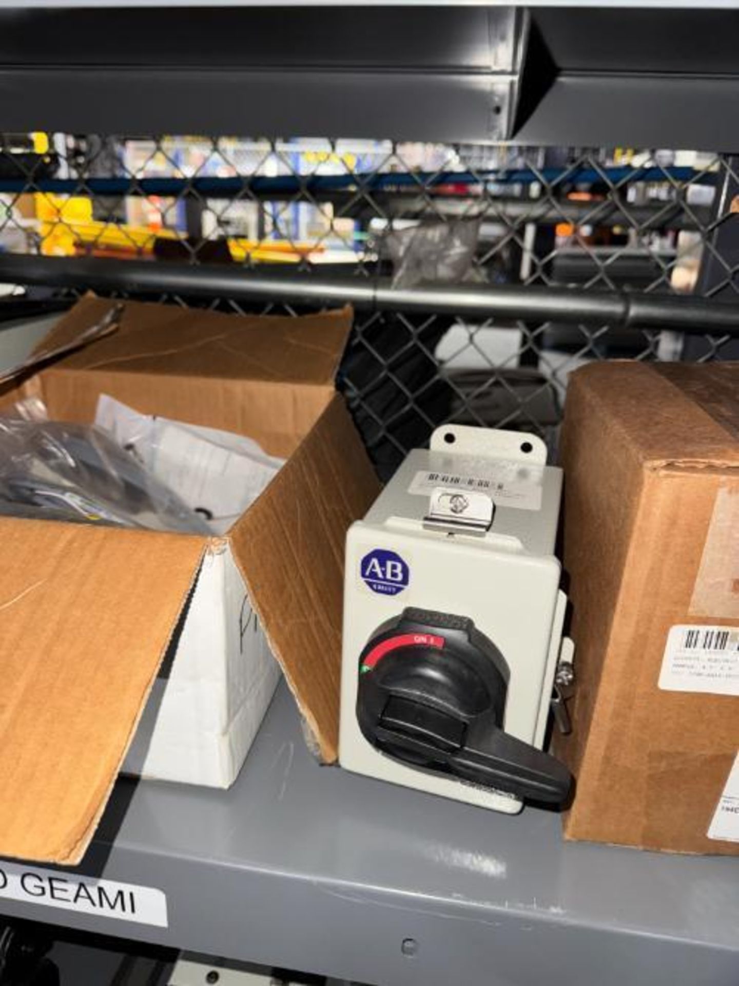 contents of shelf- Sealed Air Fill-Air rocket, electric switches, etc - Image 2 of 6