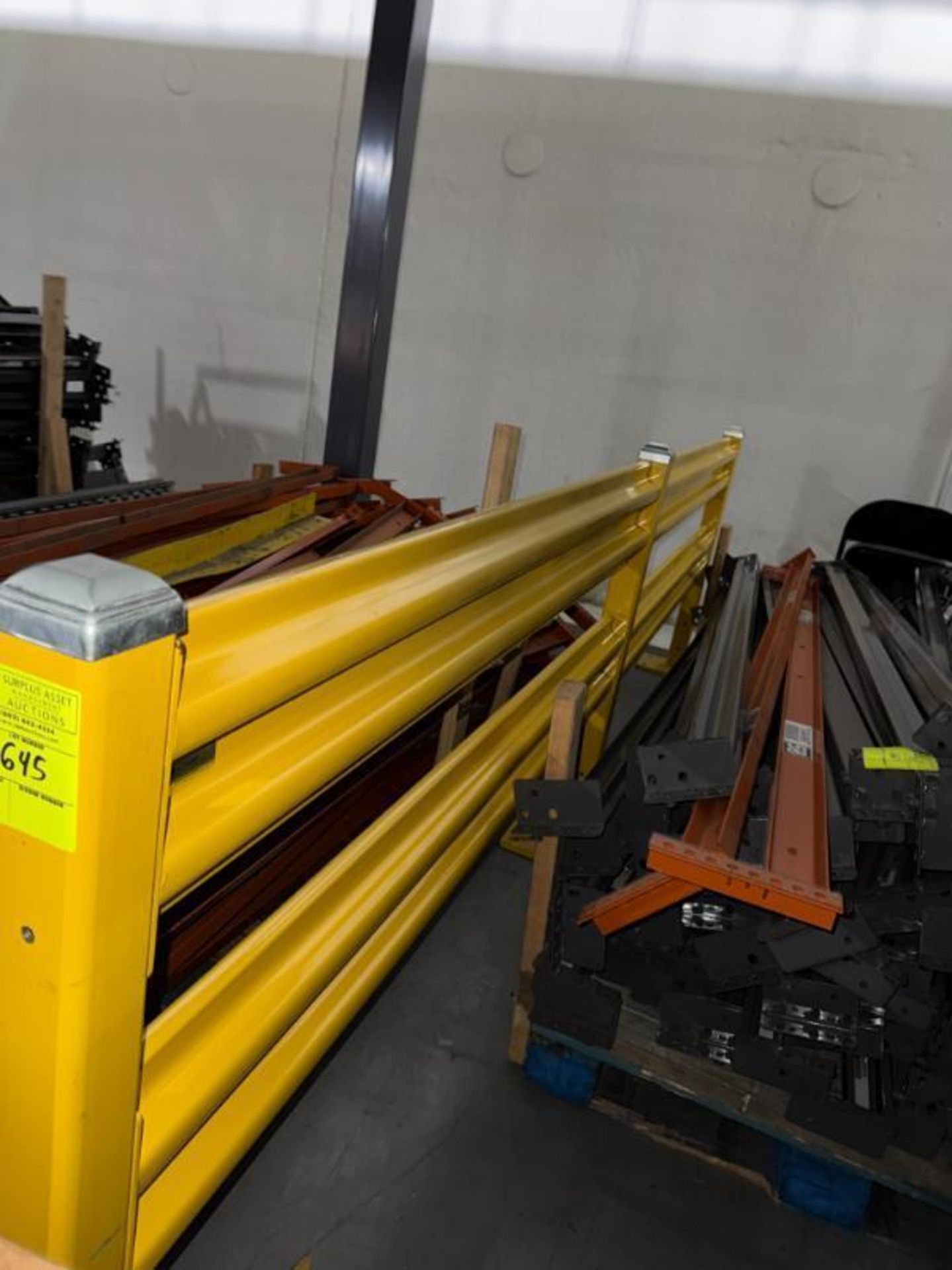 sections of warehouse divider fence - Image 2 of 2