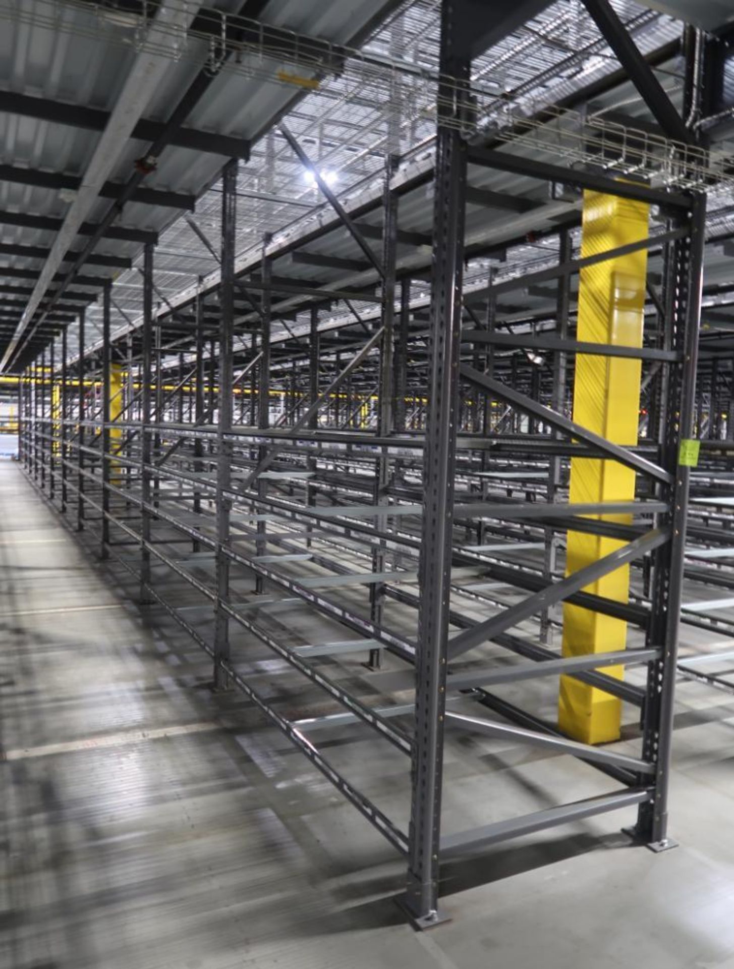 12) sections of pallet racking