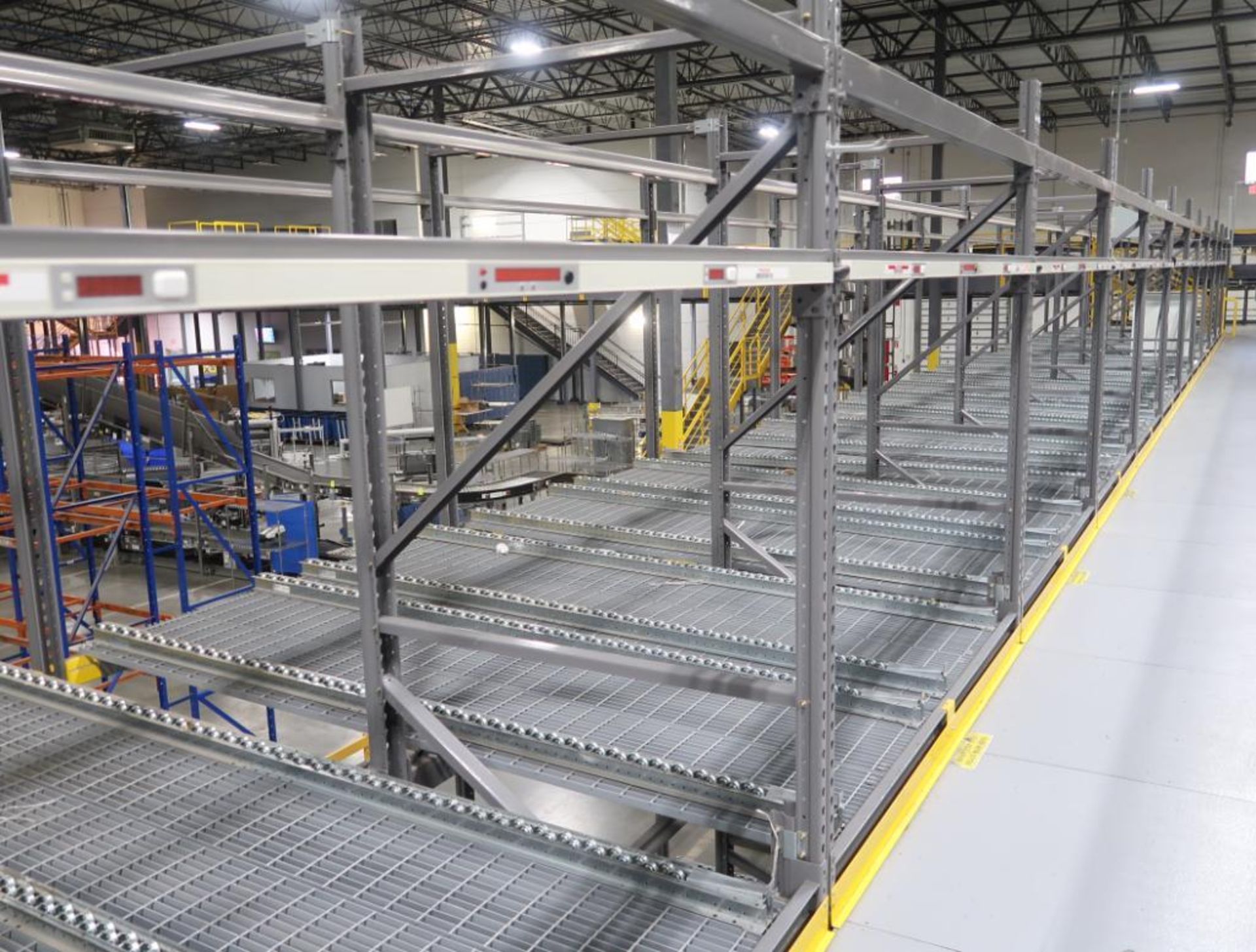 23) sections of pallet racking w/ gravity flow rollers - Image 6 of 8