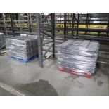 pallets of pallet racking divider rails
