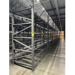 10) sections of pallet racking