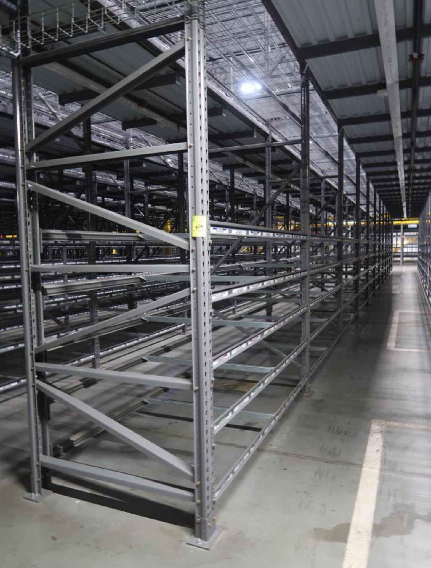 12) sections of pallet racking