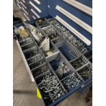 contents of 2) drawers- assorted nuts & bolts
