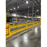 warehouse divider fence, 5) sections