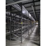 12) sections of pallet racking