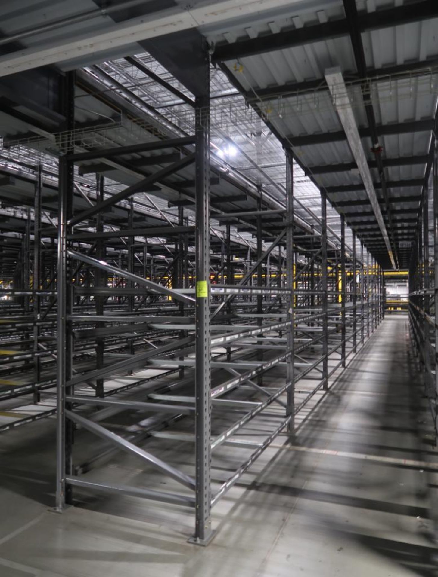12) sections of pallet racking