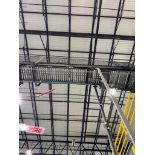 Invata partially powered roller conveyor, on ~16' uprights