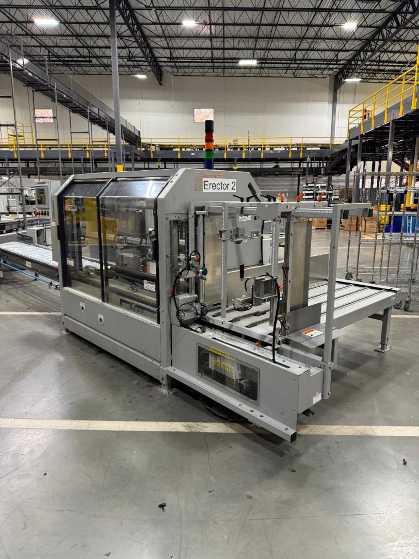 Pearson Packaging case erector, cardboard box builder - Image 3 of 7