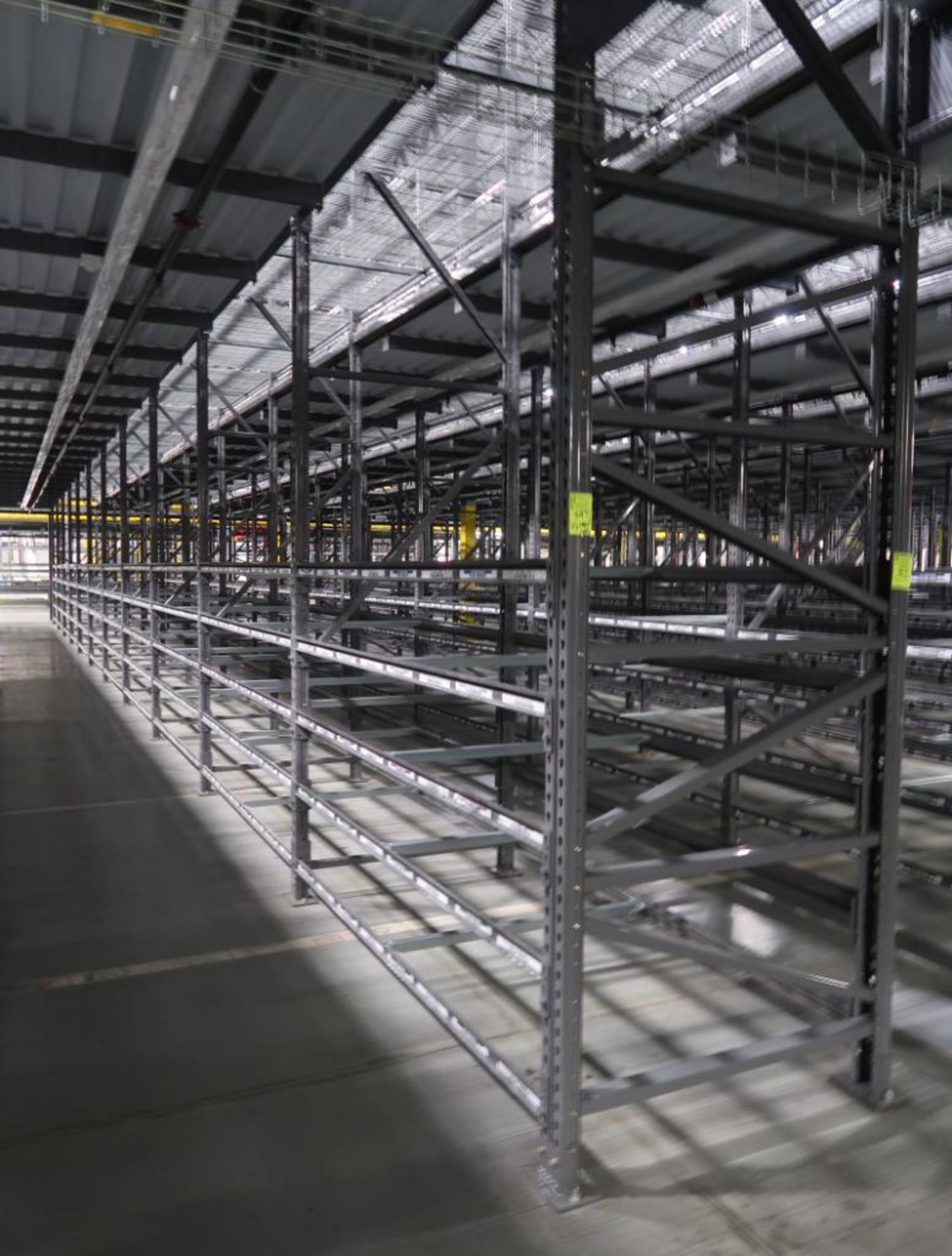12) sections of pallet racking
