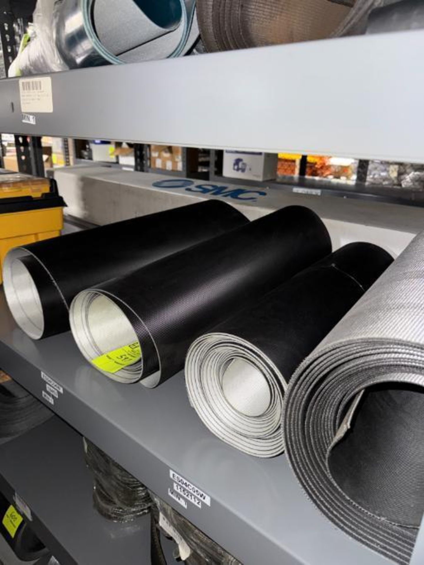 4) 21 1/2" conveyor belts